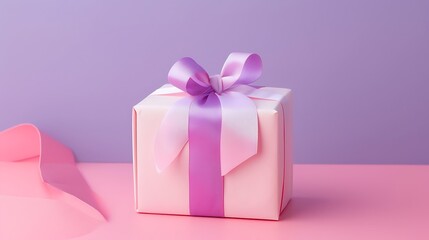 wedding gift for guest on pink and purple background