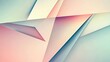 © pinporn manosri - Abstract geometric background with overlapping triangles in pastel shades, creating a dynamic, modern design