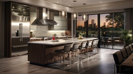 Poster - countertops luxury kitchen