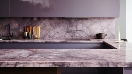 Wall Mural - sleek purple marble texture