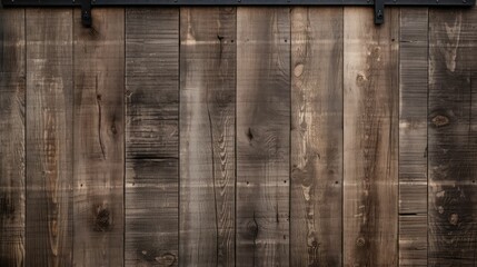 Canvas Print - reclaimed barn door wood