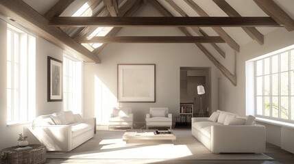 Wall Mural - living room interior