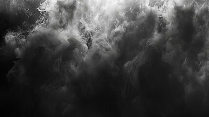 Canvas Print - Gothic Smoke Patterns Create a dark moody background