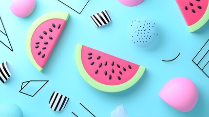 Sticker - Watermelon Summer Fruit Minimalist