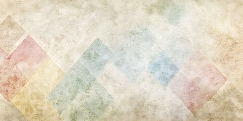 Sticker - Abstract Geometric Pattern on Grunge Background