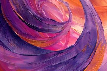 Wall Mural - purple_pink_scene_pastel_pink_gold_curve_effect