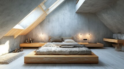 Wall Mural - interior of a bedroom