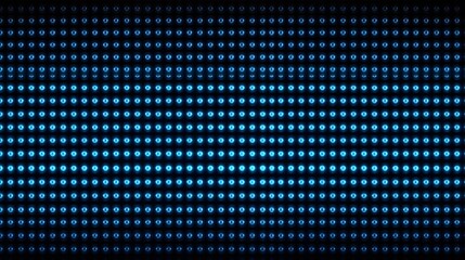 Wall Mural - Blue LED Lights on Black Background