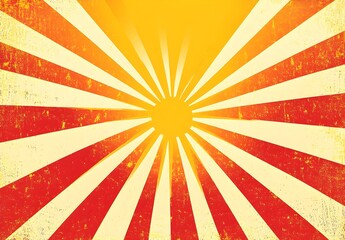 Wall Mural - Vintage Sunburst Background