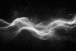 © julija - ethereal white particles floating in dark space creating elegant abstract patterns suggesting purity and innovation