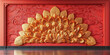 © SunPunjiStudio - Gold Flower Wall Decor.