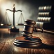 © Tascha - Gavel and scales of justice on a desk, symbolizing justice and law