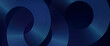 © Sonia - Abstract blue glowing geometric lines on dark blue background. Modern shiny blue circle lines pattern. Futuristic technology concept.