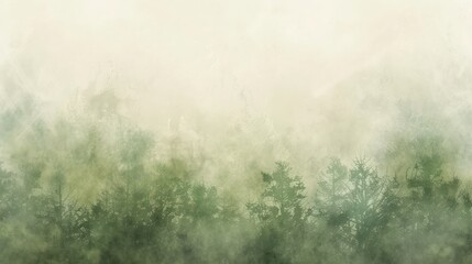 Wall Mural - Misty Forest