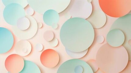 Sticker - Abstract Pastel Circles