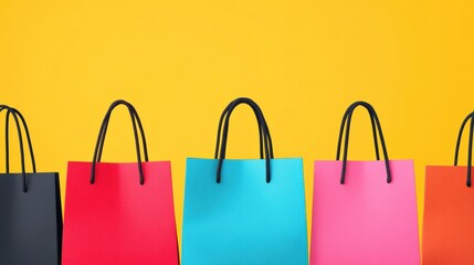 Sticker - black friday shopping concept black friday shopping spree, limited time deals, clean layout, flat de
