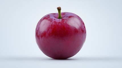 Poster - Red grape isolated on white background with clipping path : Generative AI