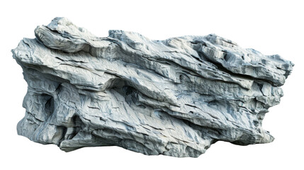 A textured rock formation, ideal for landscaping or decorative purposes.