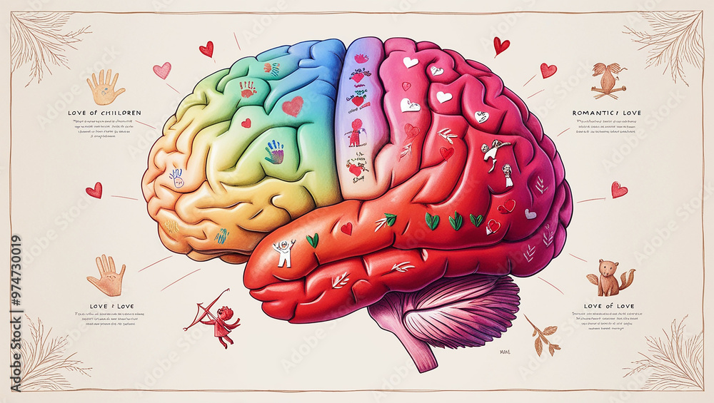 In our brain there are different types of love of different entity for ...