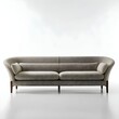 © TheseusStock - Gray sofa isolated on a white background.