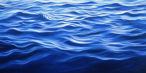 Coastal Haven: Tranquil Ripples in a Serene Ocean Blue