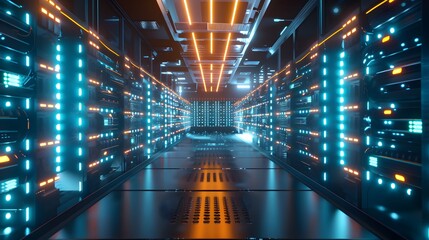 Disaster Recovery as a Service (DRaaS): A digital control room overseeing the replication and recovery of virtual and physical servers. AI-powered tools are shown managing the seamless recovery proces