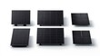 © RM Graphics - Black solar panel mockup set