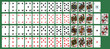 © Oleksandr - Playing Cards (poker, bridge), full deck. Classic design. Printable, vector and editable. King, Queen, Jack and Joker characters. Spades, Hearts, Diamonds, Clubs suits.