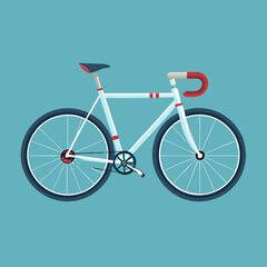 Wall Mural - bicycle vector illustration