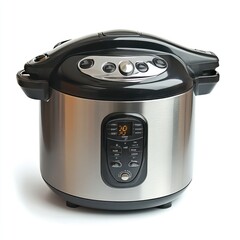 Wall Mural - A high-quality image of a multi-cooker, isolate on white background