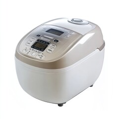 Wall Mural - A rice cooker with advanced settings, isolate on white background