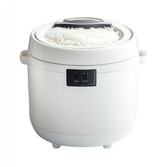 Wall Mural - A rice cooker with advanced settings, isolate on white background