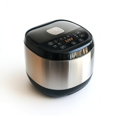 A rice cooker with advanced settings, isolate on white background