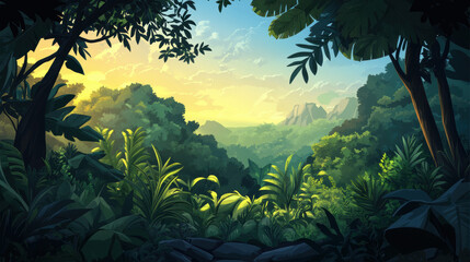 Poster - Jungle Vista.