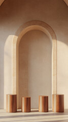 Wall Mural - Minimalist Archway.