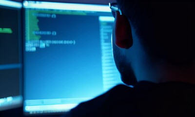 Coding in the Dark: A Programmer's Late-Night Session
