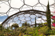 © iSky Media - Indoor Botanical Garden Under Geodesic Dome at Eden Project in Cornwall, UK