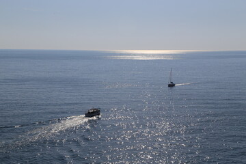 fishing in the sea