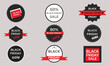© Junnatun - Black Friday Sale badges and labels set,