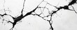 © cac_tus - black and white cracked texture on a white background
