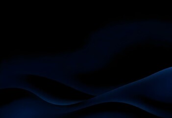 Wall Mural - with soft navy blue and black waves create with ai