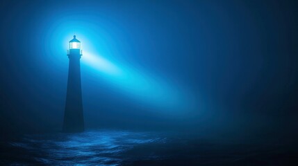 Wall Mural - Lighthouse in the Dark