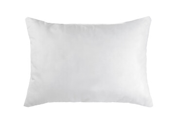 sleep pillows with cotton cover, isolate on a white background