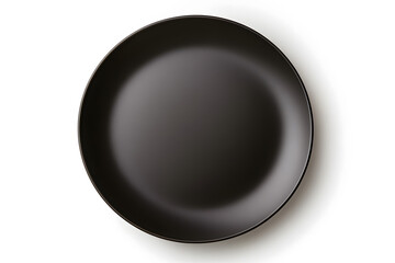 Empty Round Ceramic Plate | Minimalist Tableware Design for Modern Dining and Home Decor