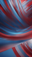 Wall Mural - Blue red abstract presentation background with stripes vertical