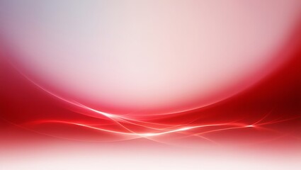 Wall Mural - Abstract background with red waves. Generative Ai.