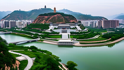 Wall Mural - view of the lake