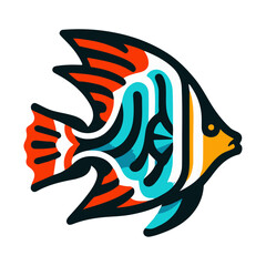 Tropical Fish Vector Design Element: Vibrant Graphics for Marine Illustrations