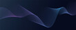 © sub - Abstract glowing wave lines on dark blue background. Dynamic wave pattern. Modern flowing wavy lines. Futuristic technology concept. Suit for banner, poster, cover, brochure, flyer, website