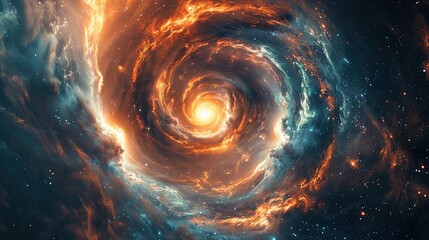 Poster - Cosmic Spiral in the Vast Universe